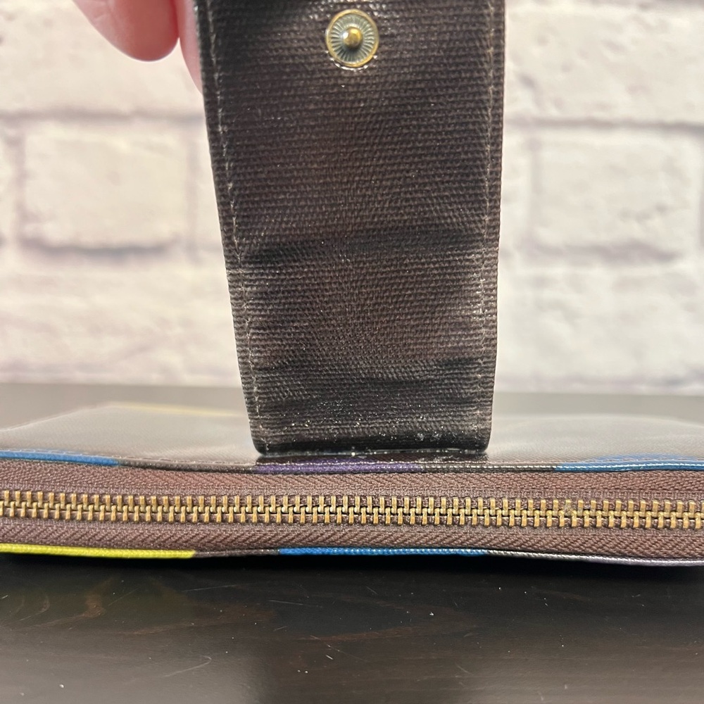 Boden Coated Canvas Zip-Around Polka Dot Wallet - Picture 7 of 14